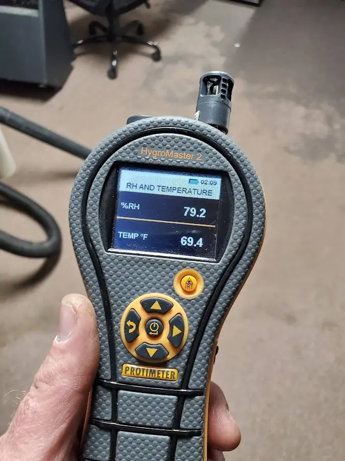 Moisture meter humidity assessment for Fire & Smoke Damage Restoration in Carroll